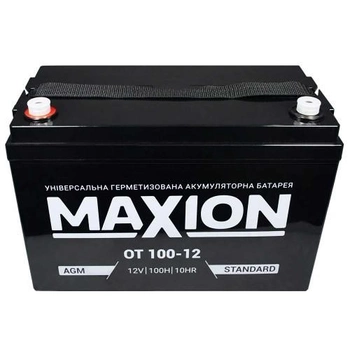 Тяговый аккумулятор AGM Maxion 12v 100ah