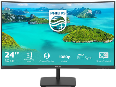 Монітор 23.6" Philips 241E1SCA/00