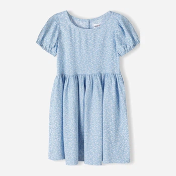 Детское летнее платье для девочки Minoti 14Dress 42 38755JNR 98-104 см Синее (5063025086034)