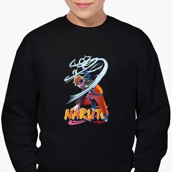 Свитшот для мальчиков Наруто Узумаки (Naruto Uzumaki) (9509-2814-8) 158-164 см Черный