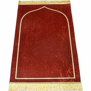 Килимок Для Намазу Hakal Sajda 70Х110 Minimalism Mihrab Малиновий
