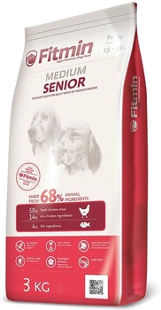Sucha karma dla psów starszych FITMIN Medium Senior - 3 kg (8595237007141)