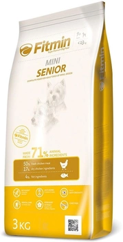 Sucha karma dla psów starszych FITMIN Mini Senior 3 kg (8595237007264)
