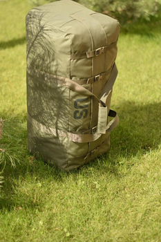 Тактический баул сумка US 120 л большой военная армейская сумка цвет олива для передислокации