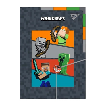 Папка YES А4 з 3 роздільниками "Minecraft"