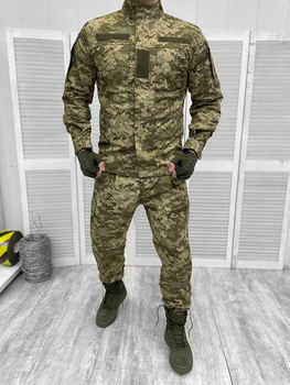Тактичний військовий костюм Статутний ГОСТ, ( Кітель + Штани ), Камуфляж: Піксель ЗСУ ММ-14, Розмір: 48/4