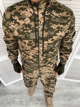 Тактична військова форма комплект Attac ( Куртка + Штани ), Камуфляж: Піксель, Розмір: S