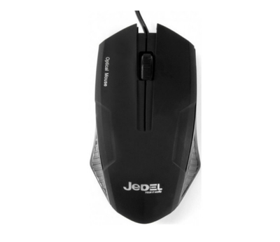 Мышка компьютерная проводная JEDEL M61, Black