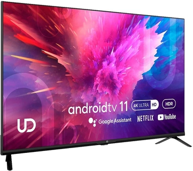 Телевізор UD 43" 43U6210 4K, D-LED, Android 11, DVB-T2 HEVC (TVAUD-LCD0004)