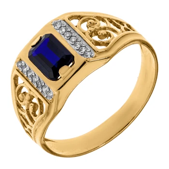 Кольцо мужское Diamant к1044-13 (367315) 21.0