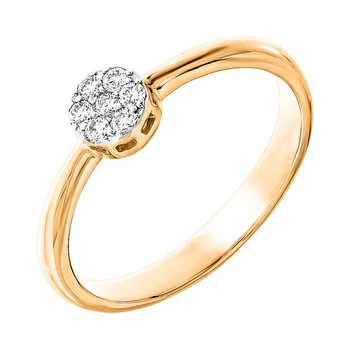 Кольцо Diamant К3360-д (451013) 18.5