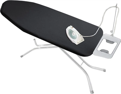 Гладильная доска Wenko, 138 x 95 x 42 см, металл с порошковым покрытием, черный, белый
