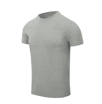 Футболка (Звужений, Приталений) T-Shirt Slim Helikon-Tex Grey Melange XL Чоловіча тактична