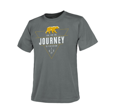 Футболка (Свободный стиль) T-Shirt (Journey to Perfection) Helikon-Tex Shadow Grey L Мужская тактическая