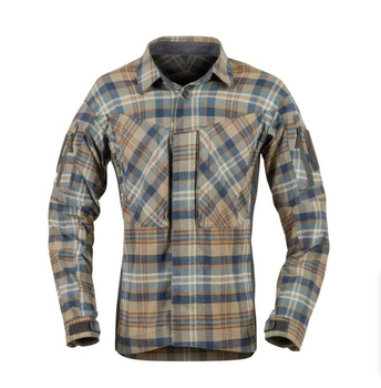 Рубашка MBDU Flannel Shirt Helikon-Tex Ginger Plaid M Тактическая