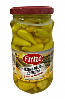 ПЕРЕЦЬ ГОСТРИЙ КОНСЕРВОВАНИЙ FIMTAD BIBERIYE 340 Г