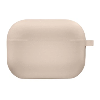 Футляр Silicone до навушників (карабін в комплекті) Airpods Pro 2 / Airpods Pro Pink Sand