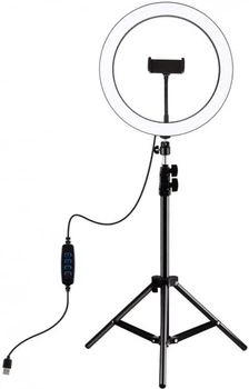 Кольцевая LED лампа Ring Light 26см с штативом 2м
