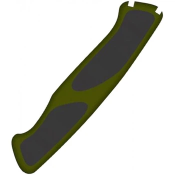 Накладка на ніж Victorinox 130мм RangerGrip green,black задня (Ha)