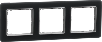 Рамка 3-постова Schneider Electric Sedna Design Матове скло (SDD362803)