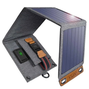 Портативное зарядное устройство солнечная панель Choetech 14W (выход USB-A 5V/2.4A)