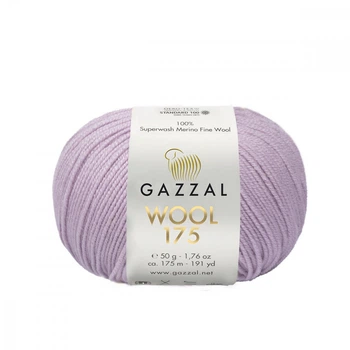 Пряжа Gazzal Wool 175 349-Сирень