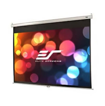 Екран проекційний настінно-стельовий Elite Screens M84NWV 84" (4:3), ручний, MaxWhite, білий корпус