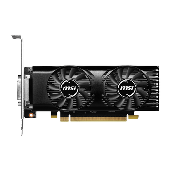 Видеокарта MSI GTX 1630 4GT LP OC 4GB/GDDR6/HDMI/DisplayPort/DVI/170мм
