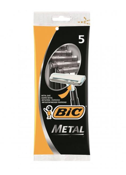 Набір бритв BIC Metal без змінних картриджів (5 шт) (3086125705416)
