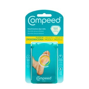 Пластир від натоптишів середні Компід, Compeed Callus Plasters, 6 шт
