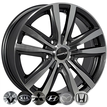 Литі диски Replica Mitsubishi (7306) R17 W6.5 PCD5x114.3 ET46 DIA67.1 (MKP)