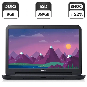 Ноутбук Dell Latitude 3540 / 15.6" TN / Core i5-4210U (2(4) ядра по 1.7-2.7GHz) / 8GB DDR3 / 360GB SSD / HD Graphics 4400 / WebCam / DVD-ROM / Card Reader б/у
