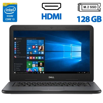 Ультрабук Б-класс Dell latitude 3310 / 13.3" TN / Core i3-8145U (2(4) ядра по 2.1-3.9GHz) / 4GB DDR4 / 128GB SSD M.2 / UHD Graphics 620 / WebCam / HDMI б/у