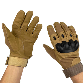 Тактичні рукавички L койот розмір (EF-2807-L)