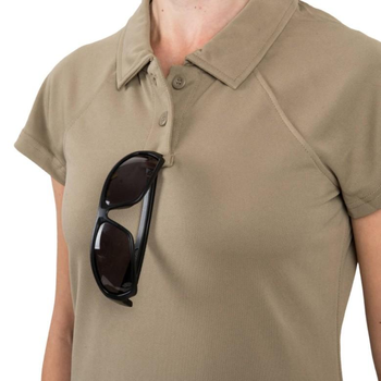 Поло футболка Women's UTL Polo Shirt - TopCool Lite Helikon-Tex Khaki XL Женская тактическая