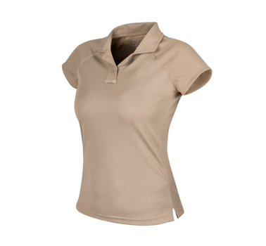 Поло футболка Women's UTL Polo Shirt - TopCool Lite Helikon-Tex Khaki XS Жіноча тактична