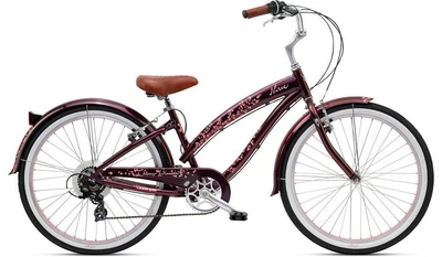 Велосипед круїзер Nirve Cherry Blossom 7-Speed 26″ 16″ Red/Purple passion (05-3525-PU)