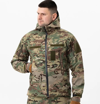 Куртка тактична Soft Shell Мультикам 54 розмір