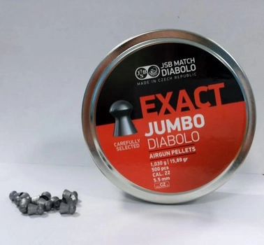 Свинцеві кулі JSB Diabolo Exact Jumbo 1.03 г 500 шт (1453.05.20)