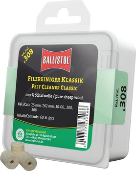Патч для чистки Ballistol войлочный специальный для кал. 9 мм. 60шт/уп (429.01.13)
