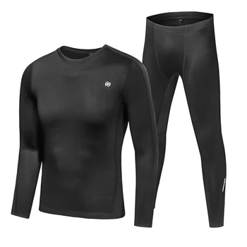 Термобелье мужское XINTOWN NYXT19JBYD-1 Black XL холодостойкое спортивное ветрозащитное с рукавами (OPT-10781)