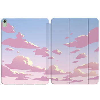 Чехол книжка, обложка для Apple iPad mini 6 (Розовые облака) A2567/A2568/A2569 (2021), 8.3 мини