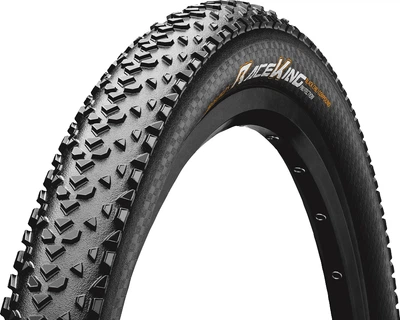 Opona rowerowa Continental Race King 29", 29 x 2.20, nieskładane, skóra Czarny (CO0150527)