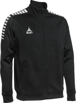 Спортивная куртка SELECT Monaco zip jacket черная 140-152 см 620100-009