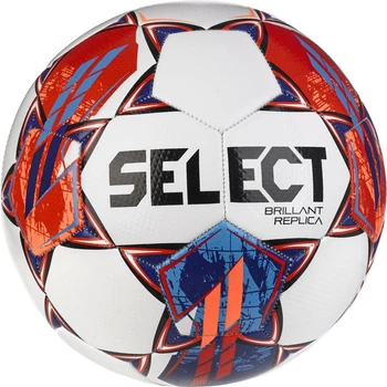 Футбольный мяч Select Brillant Replica v23 бело-красный Размер 3 099386-257