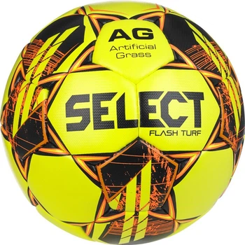 Футбольный мяч Select Flash Turf FIFA Basic v23 желто-оранжевый Размер 4 057407-383