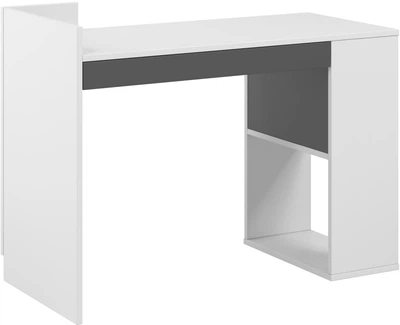 Письменный стол Mesa Модест 110х52x82 см правый Графит/Белый (MC-330)