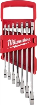 Набір дюймових ключів Milwaukee рожково-накидних MAX BITE з храповиком 3/8"-3/4" 7 шт (4932464995)