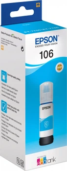 Чорнило Epson 106 (L7160/7180) Cyan (C13T00R240)