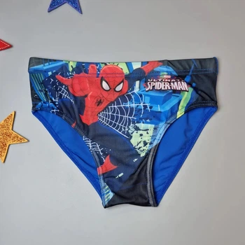 Плавки Spiderman Marvel для хлопчика 128 см Сині 19018